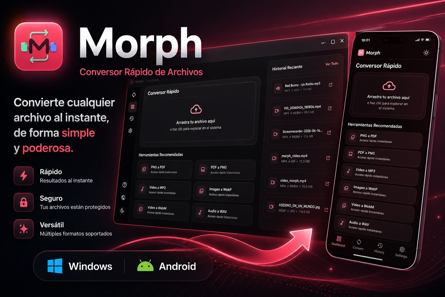Morph screenshot