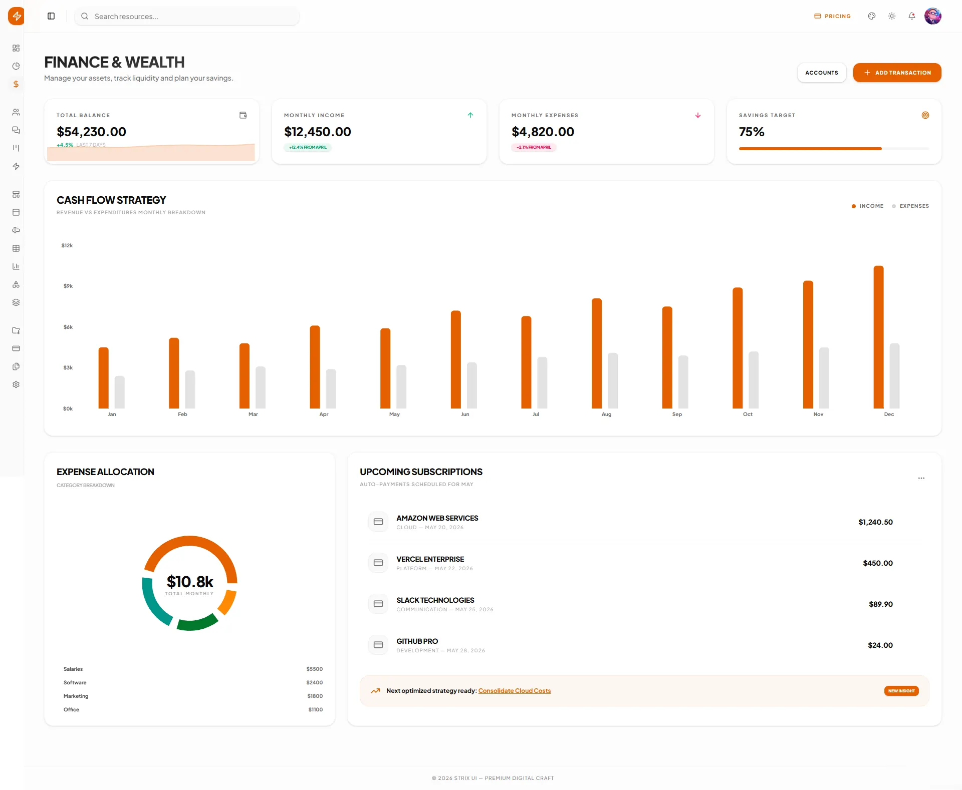 StrixUI screenshot 7